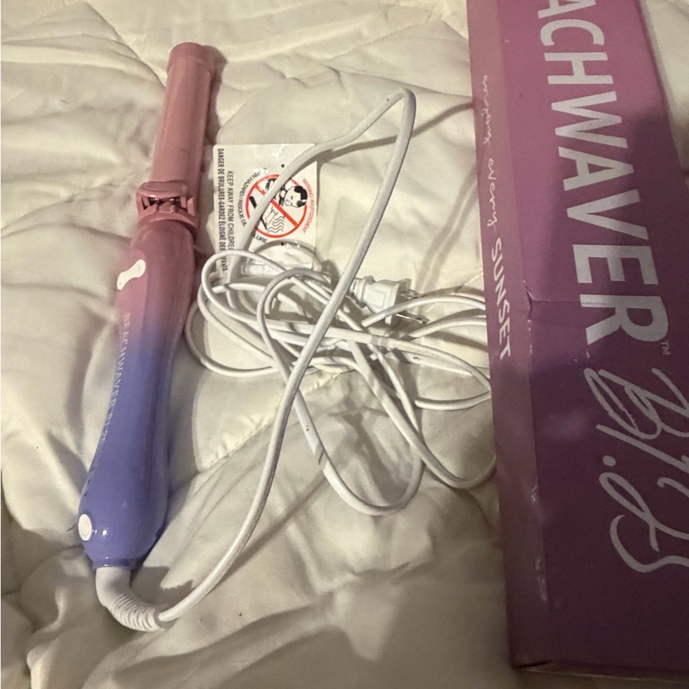 The Beachwaver Co. Pink and Purple Curling Iron